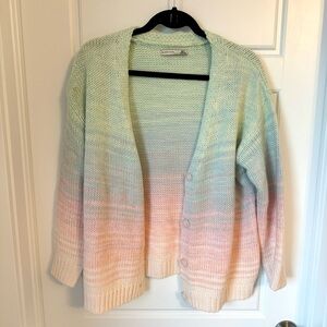 Pastel Colourful Striped Cardigan
